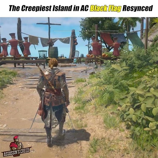 The Creepiest Island in AC Black Flag Resynced... #assassinscreedblackflag #gaming