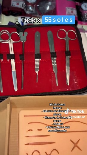 Kit de Sutura Completo para Enfermería y Medicina