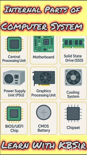 Internal Parts Of Computer 🙆‍♀️🥰😊 #computer #computereducation #shortcutkeys