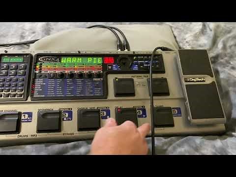 Digitech GNX4 Factory Reset and Demo with Errors