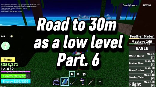 Road to 30 Million in Blox Fruits Gameplay