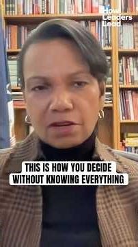 This is How You Decide Without Knowing Everything