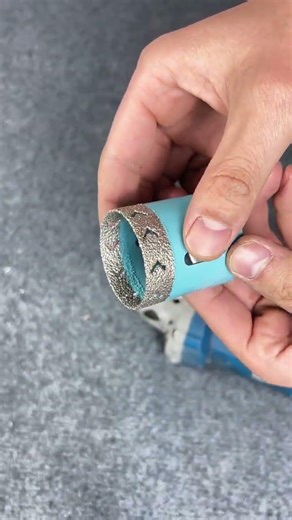 Stop Breaking Tiles ❌ Use This Hole Saw Tool! #Shorts