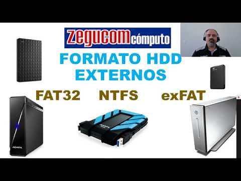 Formatos Discos Duros Externos, FAT32, NTFS y exFAT