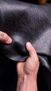 2.9K views · 902 reactions | Complex Leather.. ⚡️ Not often a leather like this comes around. Very unique finish with both matte and high gloss, plain from afar, checkered / basket weave texture up close. Pretty cool stuff. #black #leather #handmade #diy #craft #reel #satisfying #leatherwork #blackfashion | OA Leather Supply | Facebook