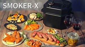 SMOKER-X: Hot, Cold, Water Smoking For Flavorful BBQ Foods