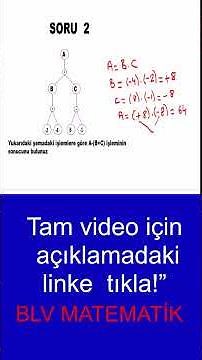 7.Sınıf Matematik -1.Dönem 1.Yazılıda Kesin Çıkan Soru Tipi!