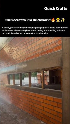 The Secret to Pro Brickwork! Expert Red Brick Cleaning & Curing Guide 🧱🔥