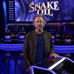 It’s true. David Spade can do anything—including host a brand-new game show. 🐍 Snake Oil premieres tomorrow on FOX. Next day on Hulu. | Hulu