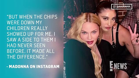 Madonna Poses With All 6 Kids and Her Dad in Rare Family Photo From Holiday Celebration