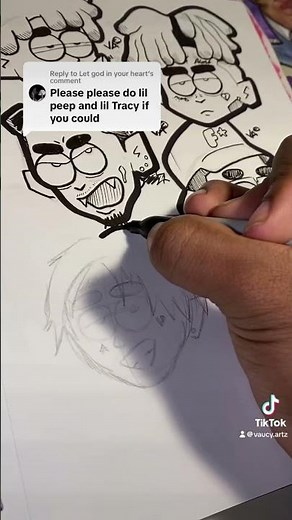 How to DRAW Lil Peep INTO A Cartoon Character!!! #lilpeep #art #artist #draw #drawing #sketch