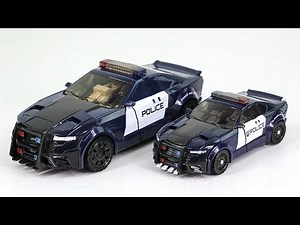 Transformers Movie 5 The Last Knight KO Oversized Barricade Police Car Vehicle Car Robot Toys