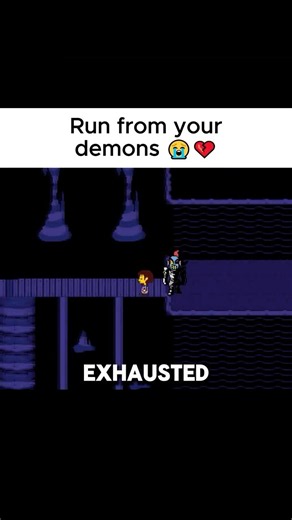 Running From Undyne In Undertale #undertale #deltarune #gaming
