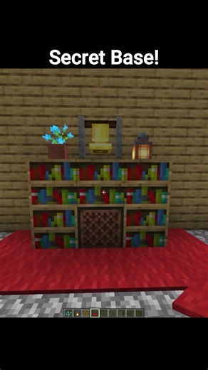 Minecraft: Secret Base #minecraft #shorts