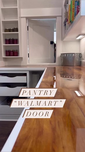 Creating a Connection: Walmart Door to Pantry in New Build Home