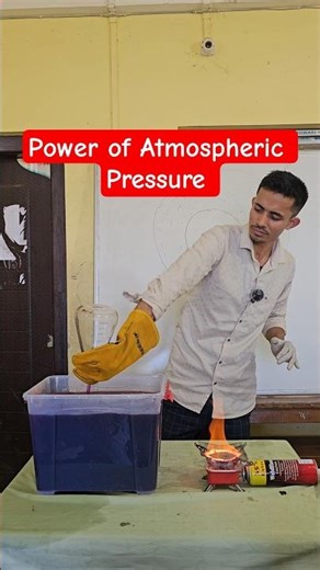 Never Underestimate the Power of Atmospheric Pressure #shorts #science #experiment #sciencefacts