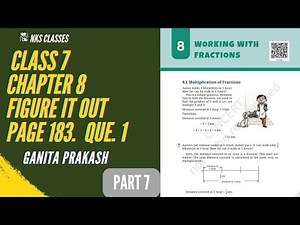 CLASS 7 MATHS CHAPTER 8 FIGURE IT OUT PAGE NO.183 QUE.1 PART 7 GANIT PRAKASH @nksclasses