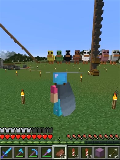 【マインクラフト】スケートリンク作って敵たちと一緒に滑るぜ！【ヒカキンのマイクラ実況 Part345】【ヒカクラ】02