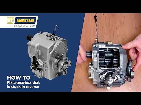 How to fix your boats gearbox which is stuck in reverse by yourself.