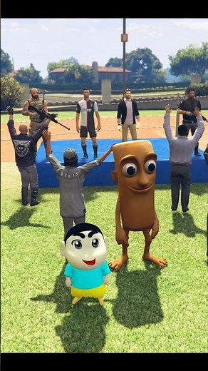 SHINCHAN നേ കാണാൻ MESSI പോയി #shorts #gta5