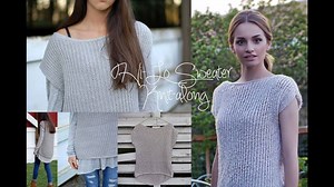 140K views · 27 reactions | KNIT-ALONG - Hi-LO SWEATER For more...