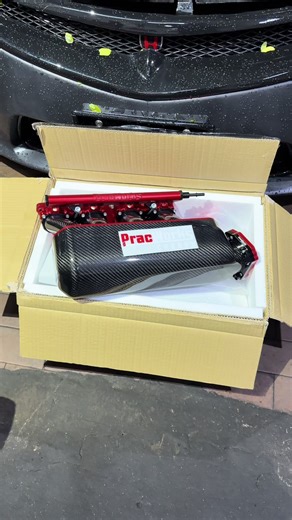 Siap pasang intake manifold #prackworkscarbon #syukuralhamdulillah #foryourpage #penjualpartcivicfd #portfd