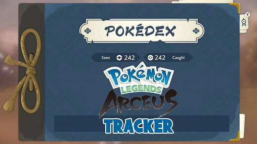 Pokemon Legends: Arceus Pokedex Tracker - Screen Hype