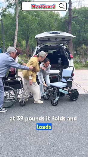 MoviGuard Electric Wheelchair Designed for Lightweight Transport Needs