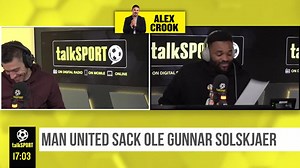 19K views · 123 reactions | "I FEEL FOR OLE!"  Alex Crook gives his verdict of Man United's sacking of Ole Gunnar Solskjaer! | talkSPORT | Facebook