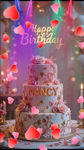 Happy Birthday Nancy \\ Happy Birthday Video/Happy Birthday Song / Birthday Wishes #Shorts #Nancy