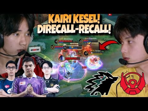 BTR GOES ANGRY, CONTINUOUSLY RECALLING ONIC!! KAIRI IS ANNOYED!! ONIC VS BIGETRON MATCH 2 - MPL S17