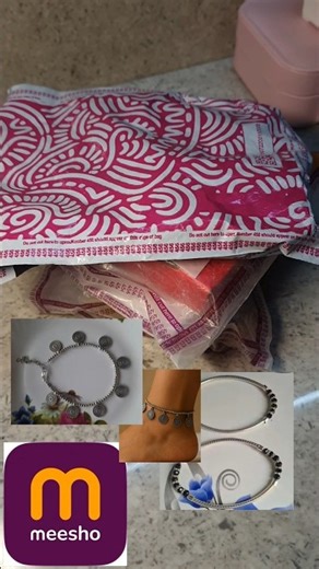 anklet from meesho #meesho #youtubeshorts