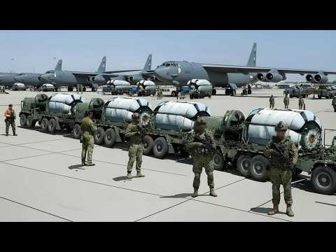 High Alert! U.S. Air Force B-52 Bombers Deploy with Rotary Missile Systems
