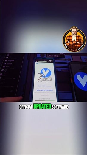 VerusMiner Android Crypto Mining App Update #shorts #cryptomining #phonefarm