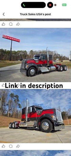 2026 KENWORTH W990 FLAT TOP FLAT GLASS