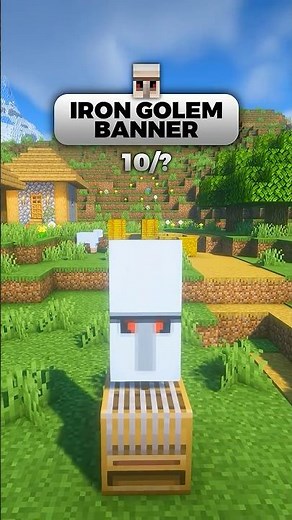 Iron Golem Banner Tutorial in Minecraft