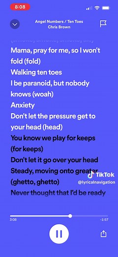 Chris Brown Angel Numbers/Ten Toes Lyrics Video