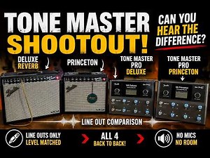 Fender Tone Master Deluxe vs Princeton vs Tone Master Pro (Line Out Shootout)