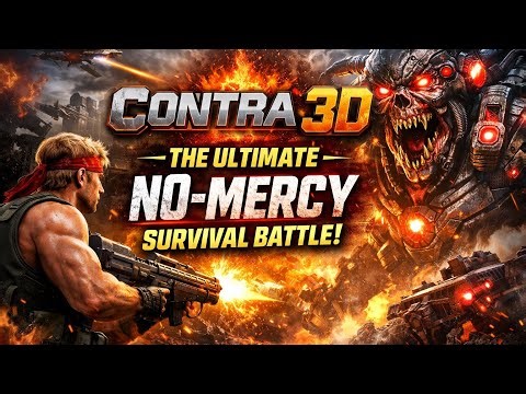 Contra 3D Is BRUTAL… I Almost Rage Quit! (No Mercy Survival Run)