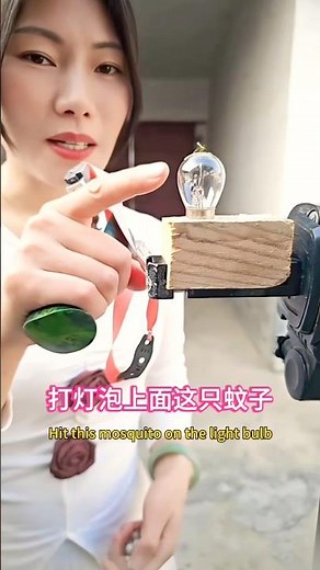 The mosquito on the light bulb, the ending is never expected. #中国功夫