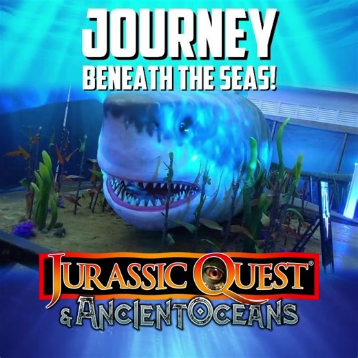 Jurassic Quest is stomping into North Carolina State Fairgrounds, Raleigh, NC, December 5–7 with brand-new thrills and fan favorites! ✨NEW: Step into Ancient Oceans — an immersive encounter with the colossal Megalodon, the undisputed king of prehistoric seas!🦈 🔥Plus: • Towering, true-to-size Land Dinosaurs like our 60-ft Spinosaurus and lifesize T.rex • One-of-a-kind Walking Dinosaur Rides • Hands-on Fossil Digs & Real Fossils • Adorable Baby Dino Meet & Greets • Capture Unforgettable Moments 