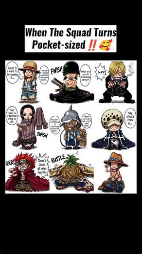 straw hats as kids ‼️🥰#onepiece #luffy #zoro