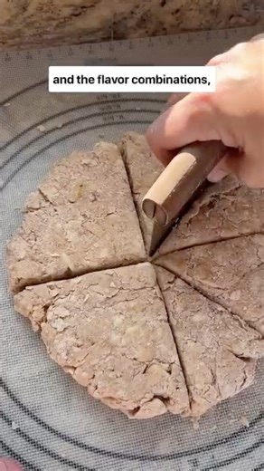 Chunks of apple, tender sourdough scones - the perfect morning breakfast! | Amy Bakes Bread