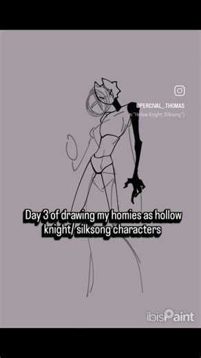 day 3 of drawing my homies as #hollowknight / #silksong characters