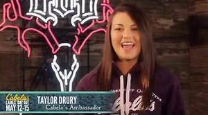 1.9K views · 93 reactions | THIS is Taylor's outdoor passion... What's yours?!  Don't miss out on Cabela's Ladies' Day Out happening RIGHT NOW at your local store!!! | Drury Outdoors | Facebook