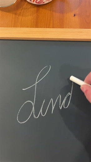 Learn Cursive Writing | Writing the Name Linda - Thin Chalk