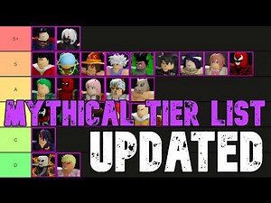 Ultimate Tower Defense Mythical Tier List Updated Roblox