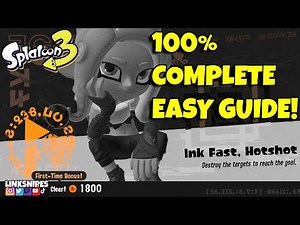 Splatoon 3 | Ink Fast Hotshot | Landfill Dreamland | Easy Guide |