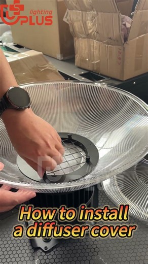 How to install a diffuser cover?