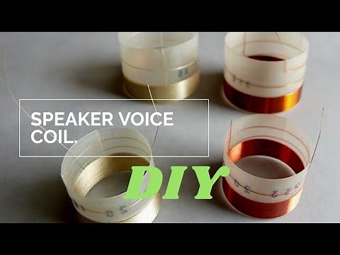 How to Make a Coral Speaker Voice Coil | DIY Voice Coil.